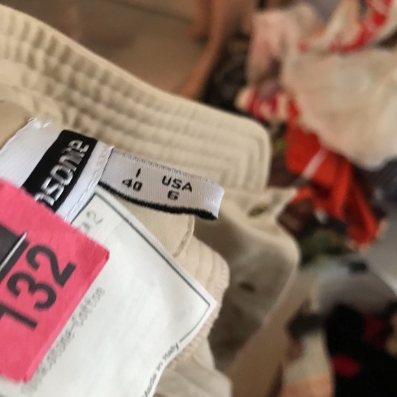 Samsonite dress authentic size US6 tan brass snap closure - Picture 7 of 9